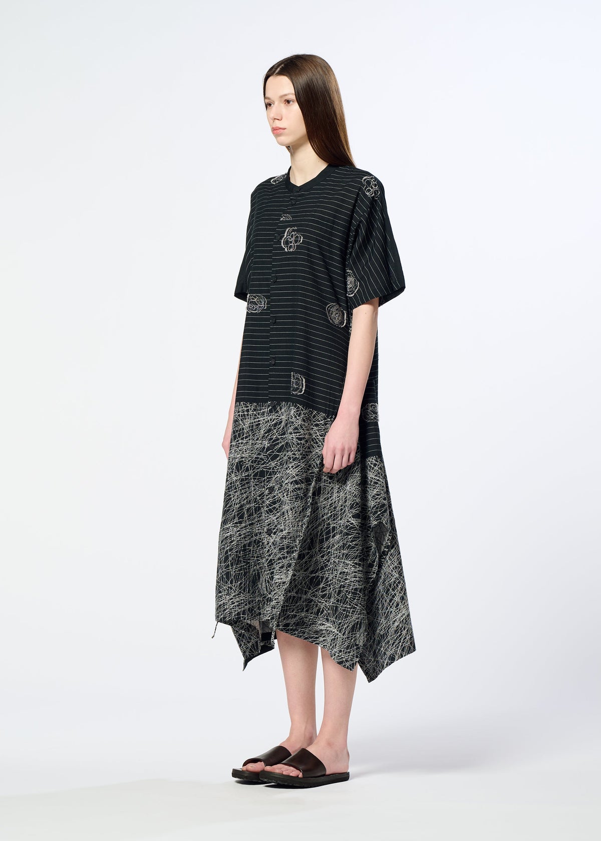 ONE STROKE DRAW Dress Light Pink