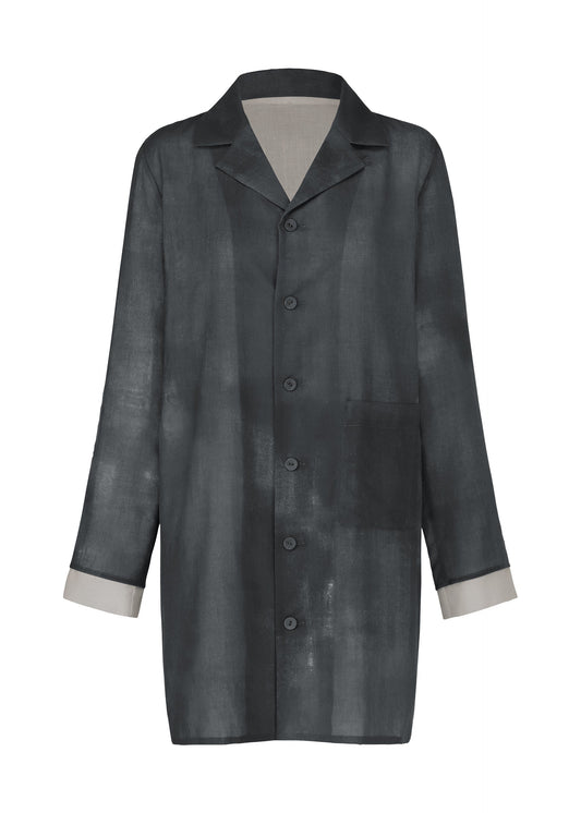 A product shot of the HaaT WALL WHITE HEM top in gray.