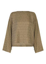 A product shot of the HaaT HOLE & LINE top in khaki.