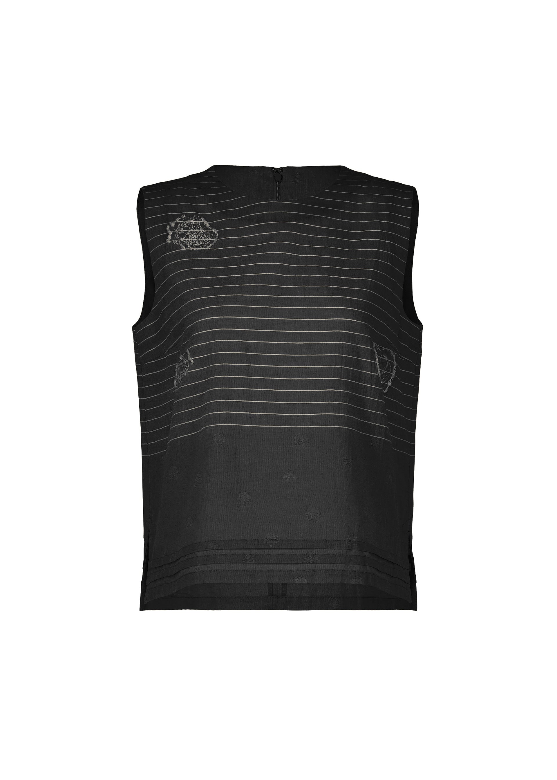 A product shot of the HaaT ONE STROKE DRAW shirt in black.