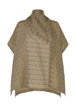 A product shot of the HaaT HOLE & LINE cardigan in khaki.