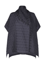 A product shot of the HaaT HOLE & LINE cardigan in navy.