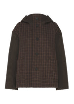 A product shot of the HaaT SAKIORI cardigan in brown.