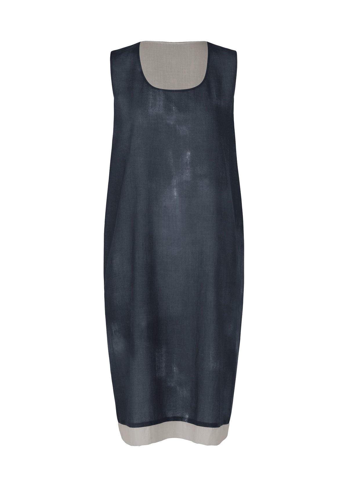A product shot of the HaaT WALL WHITE HEM tunic in navy.