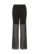 A product shot of the HaaT LACY UNDER trousers in black.