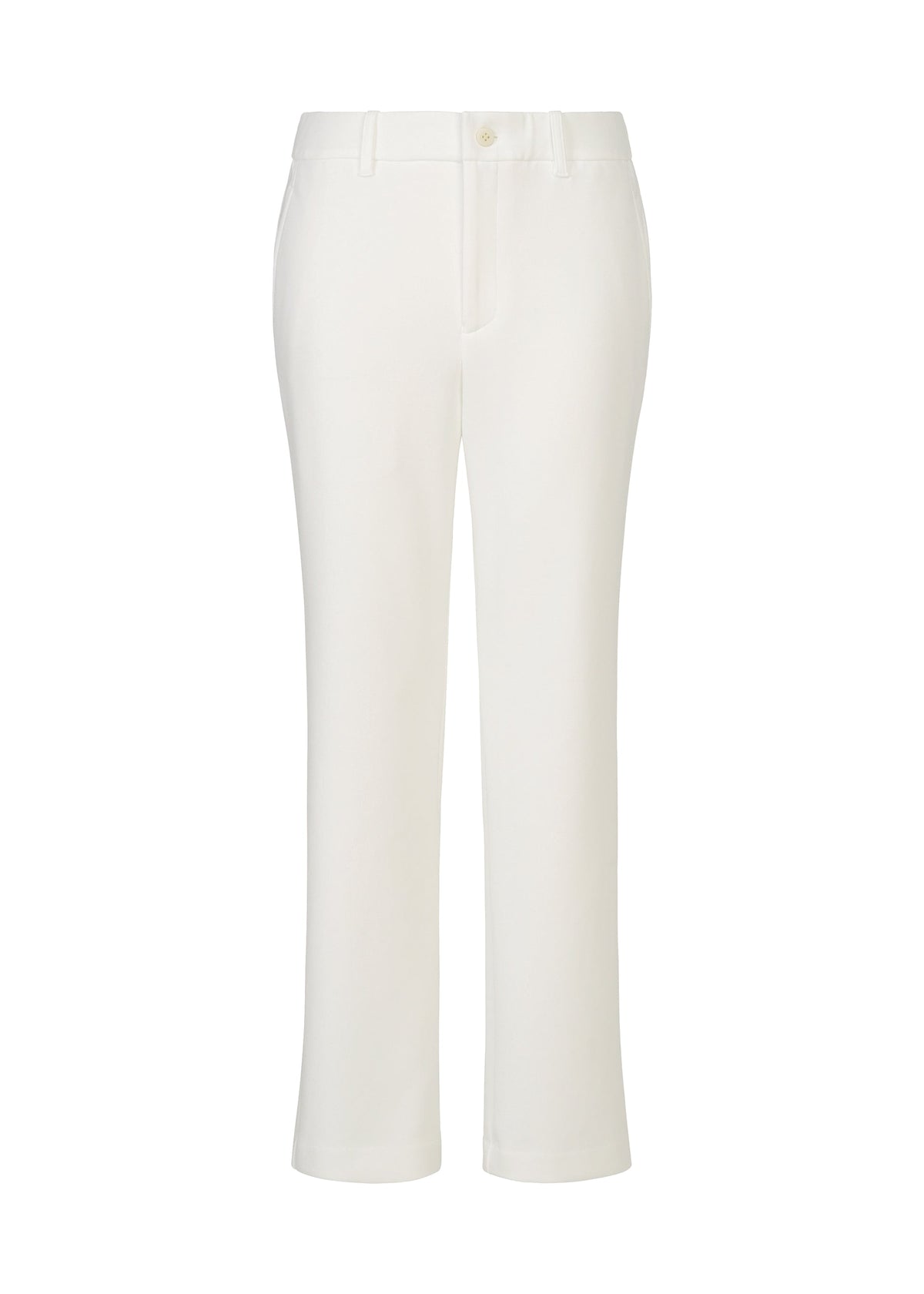 A product shot of the HaaT PONTE JERSEY trousers in white.