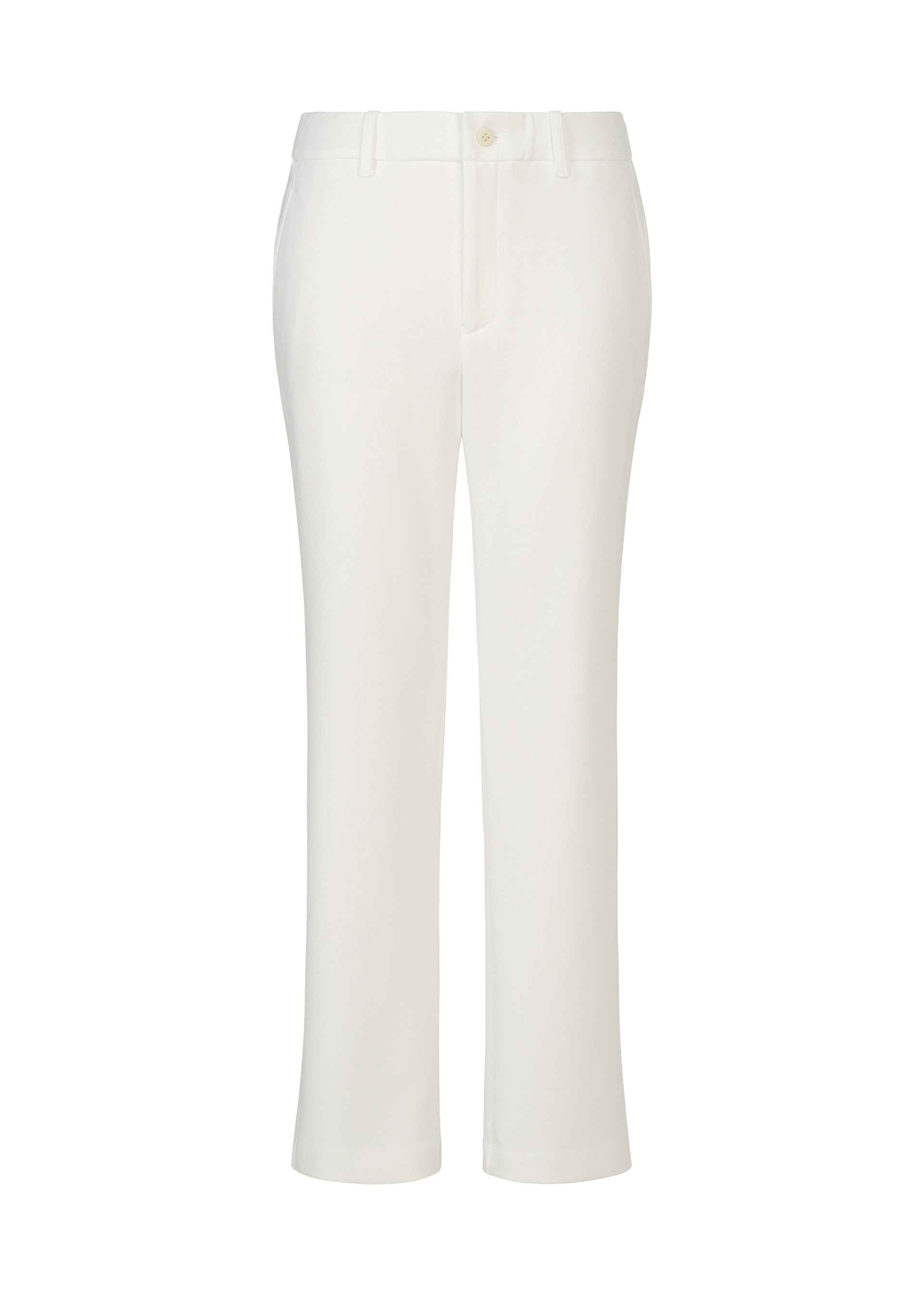 A product shot of the HaaT PONTE JERSEY trousers in white.
