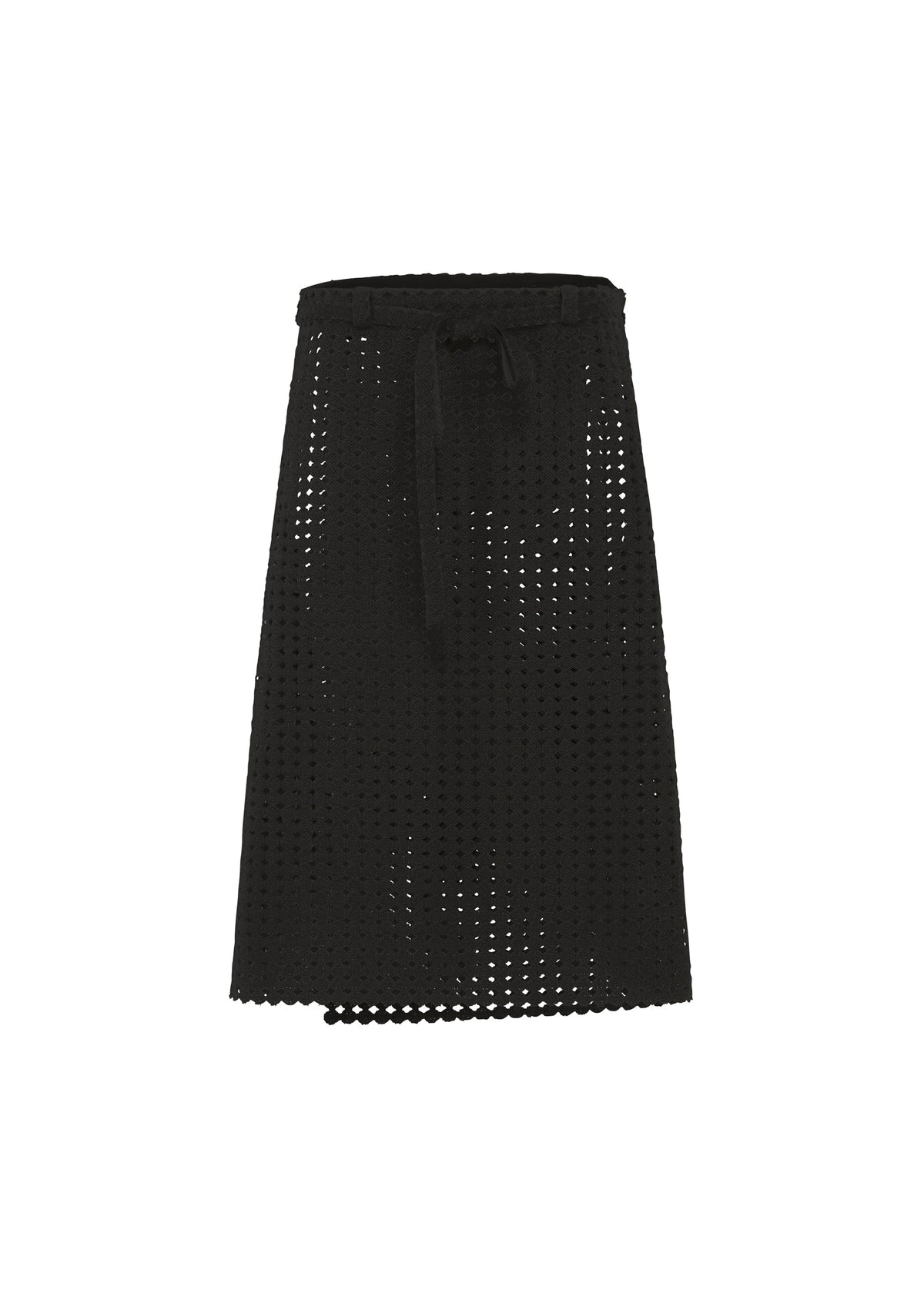 A product shot of the HaaT LACY UNDER skirt in black.