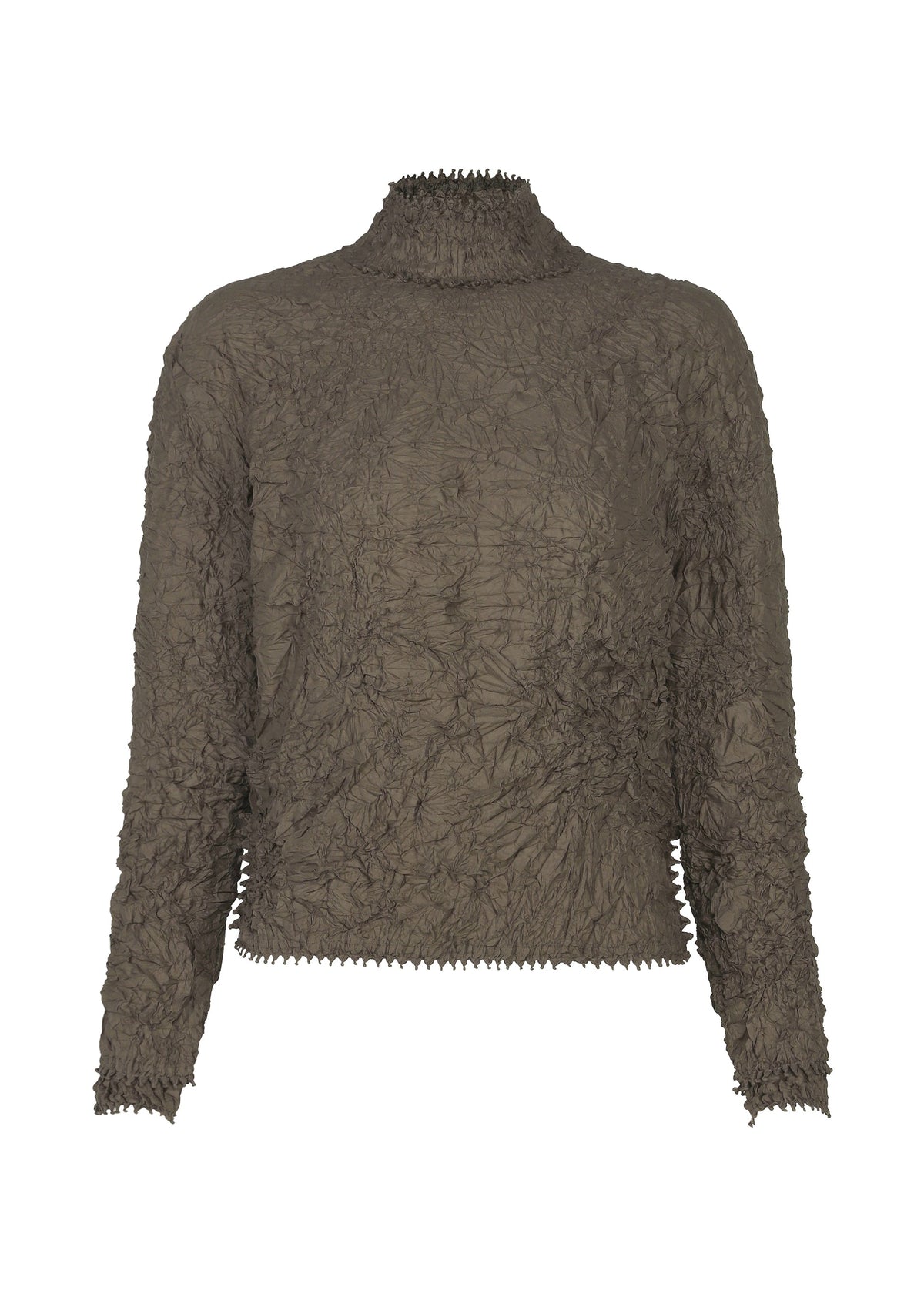 A product shot of the HaaT KUMO SHIBORI top in brown.