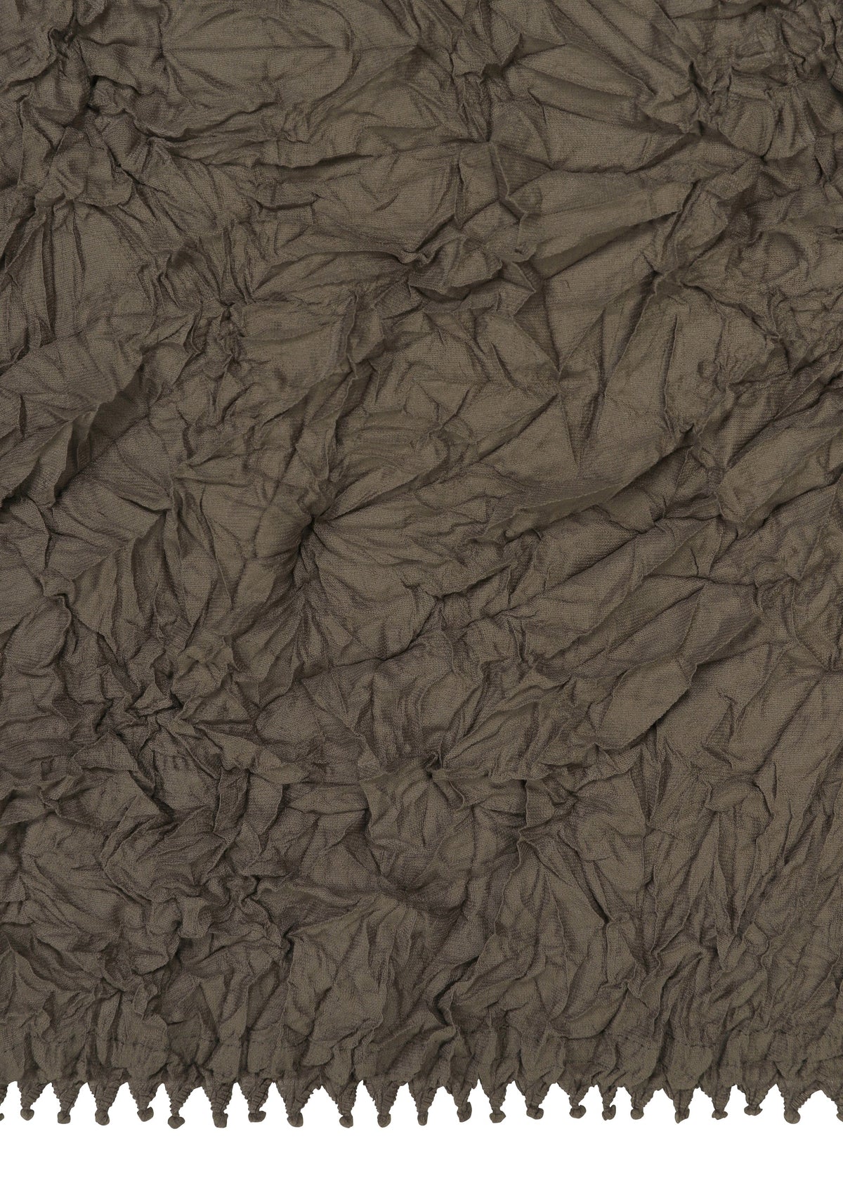 A detail shot of the HaaT KUMO SHIBORI top.