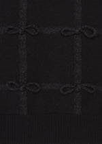 A detail shot of the HaaT RIBBON KNIT top.