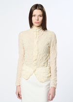 KUMO SHIBORI KNIT SHEER Cardigan Pink