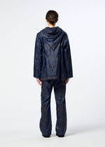A model wears the HaaT DELICATE FLORAL BHILL delicate-floral-bhill-jacket-almost-black.