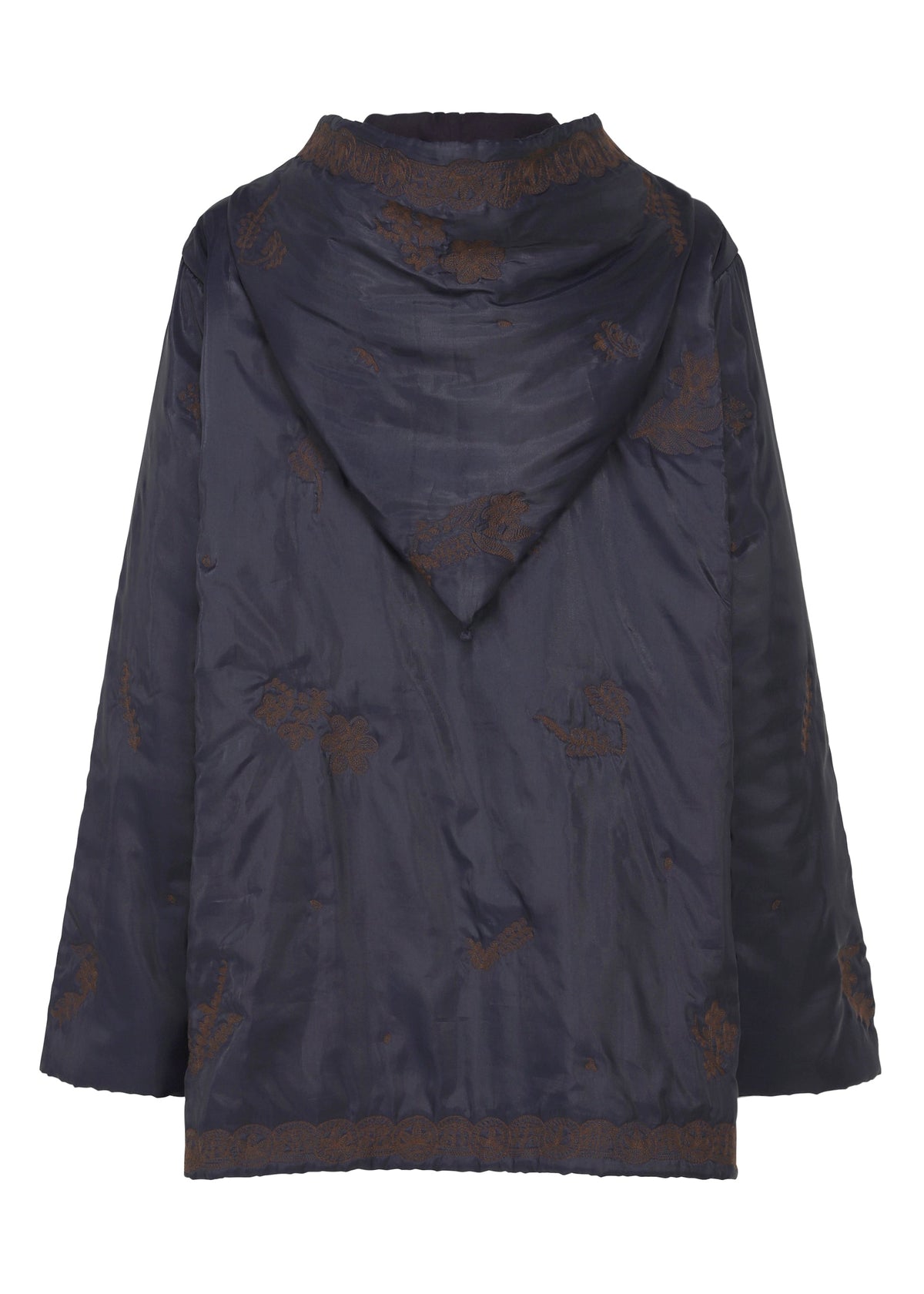 A detail shot of the HaaT DELICATE FLORAL BHILL jacket.