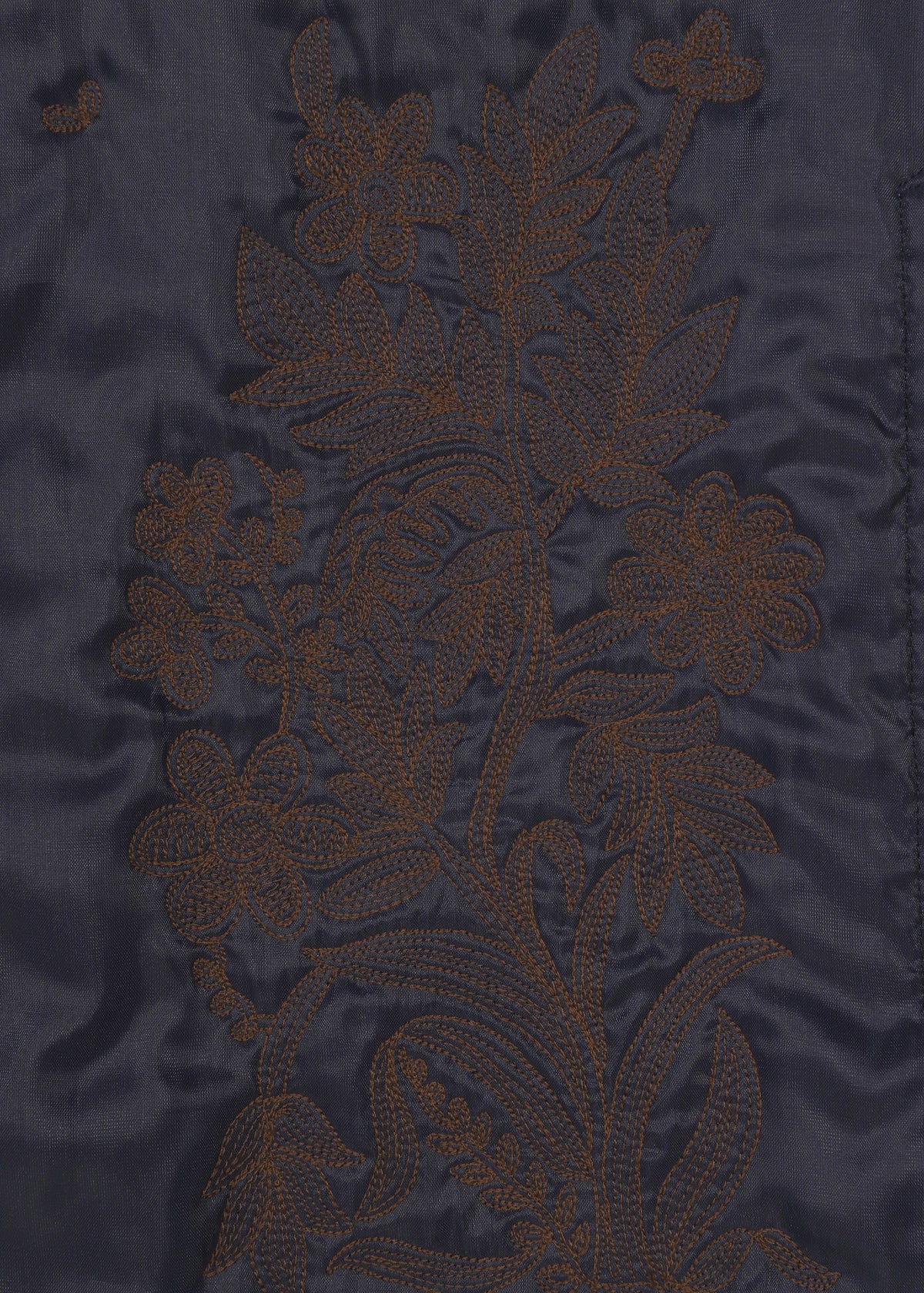 A detail shot of the HaaT DELICATE FLORAL BHILL jacket.
