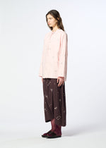 A model wears the HaaT MULMUL BHILL mulmul-bhill-trousers-walnut-brown.