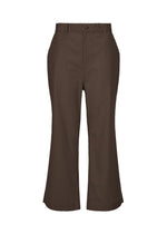 A product shot of the HaaT KANGRI POCKET DOT trousers in coffee brown.