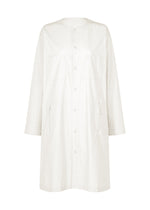 A product shot of the HaaT KANGRI POCKET DOT shirt in white.