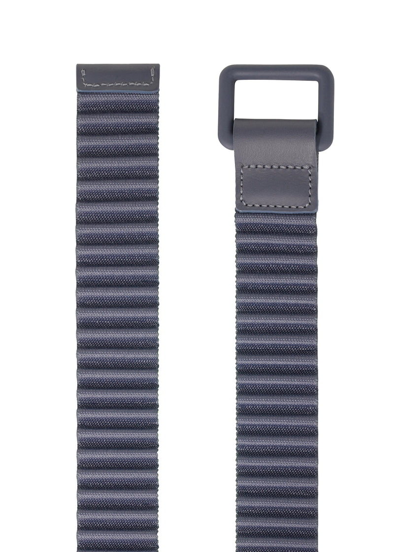 PLEATS BELT Belt Blue x Black