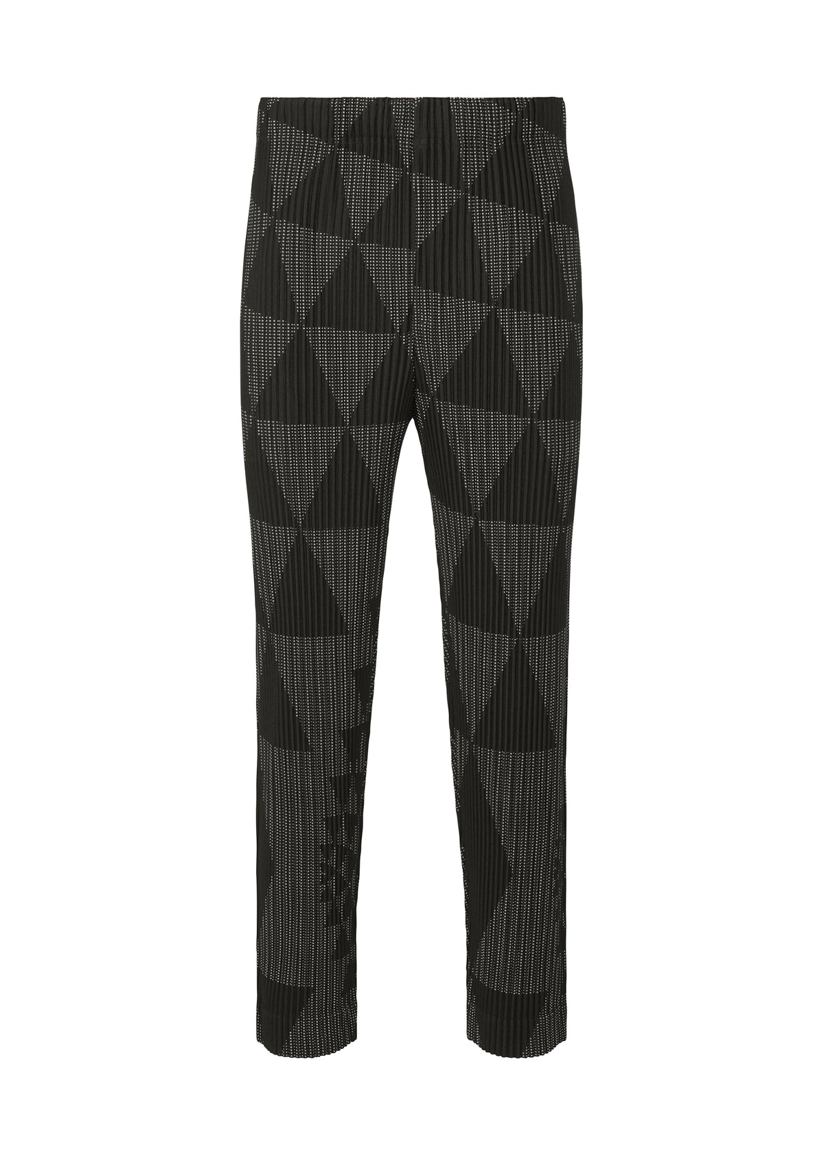 TRIANGULAR GRID Trousers Grey