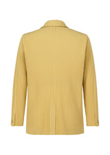 TAILORED PLEATS 1 Jacket Mustard Yellow