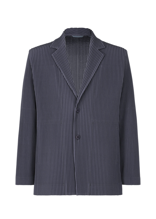 TAILORED PLEATS 2 Jacket Blue Charcoal