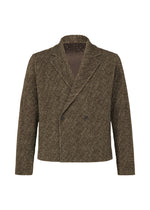 DIAGONALS Jacket Brown