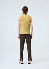 TAILORED PLEATS 1 Vest Mustard Yellow