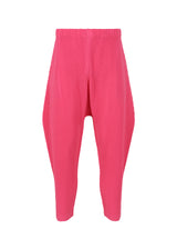 COLORFUL PLEATS BOTTOMS Trousers Deep Pink