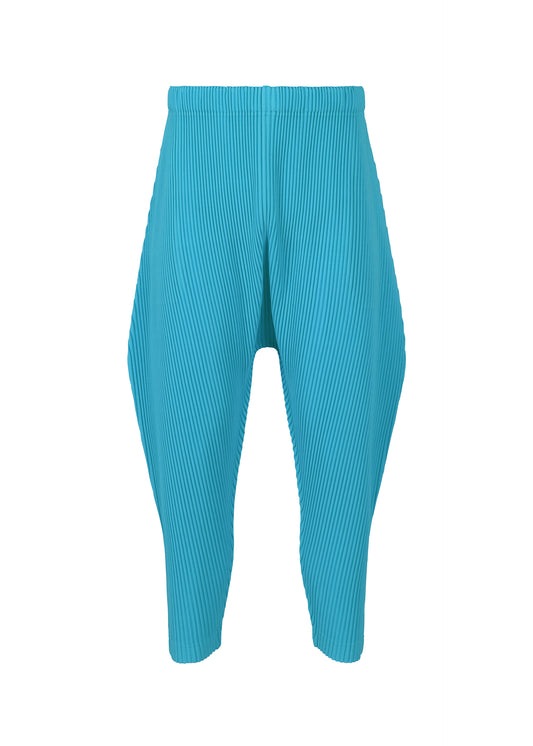 COLORFUL PLEATS BOTTOMS Trousers Turquoise Blue