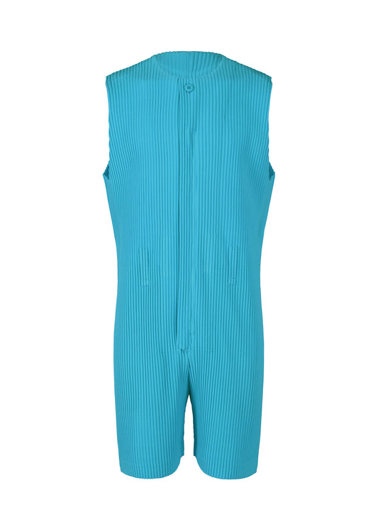 COLORFUL PLEATS BOTTOMS Jumpsuit Turquoise Blue