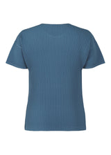 COLOR PLEATS Top Light Blue