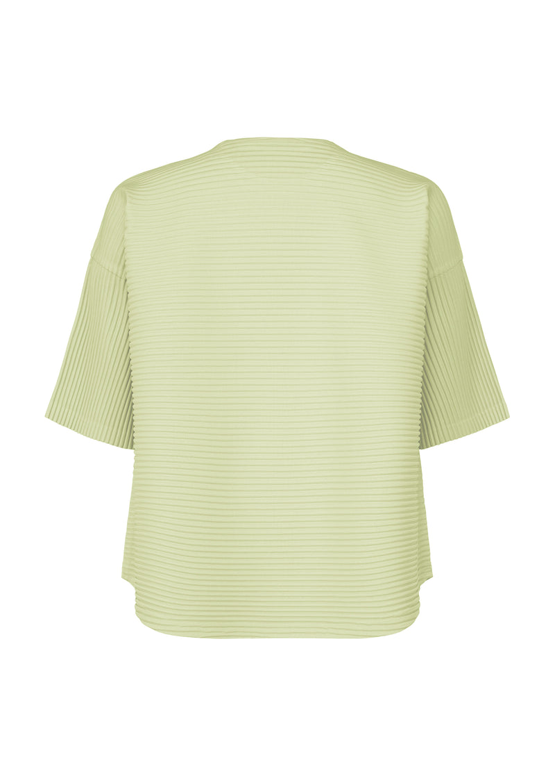 HORIZON PLEATS 1 Top Light Jade Green