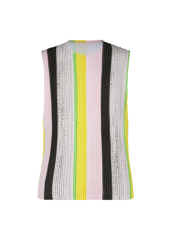 RB_STRIPES 1 Vest Black x Pink