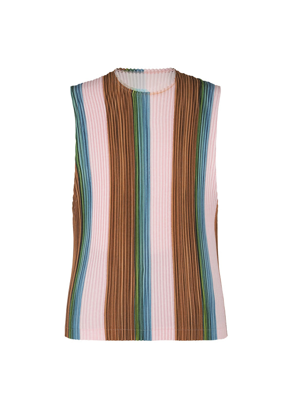 RB_STRIPES 1 Vest Brown x Pink