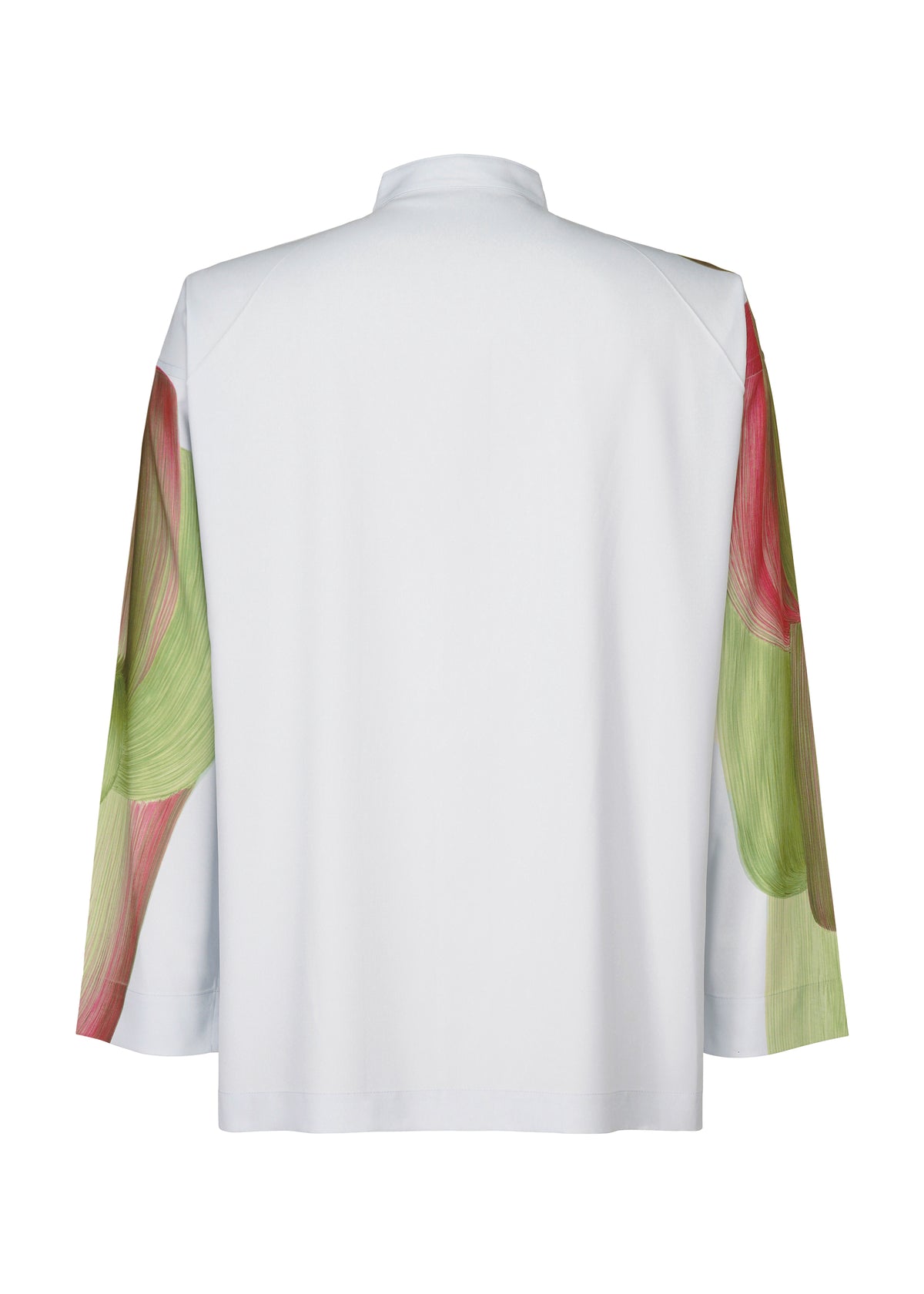 A detail shot of the HOMME PLISSÉ ISSEY MIYAKE RB_DRAWING PRESS SHIRT 1 shirt