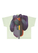 A detail shot of the HOMME PLISSÉ ISSEY MIYAKE RB_DRAWING PRESS SHIRT 2 shirt