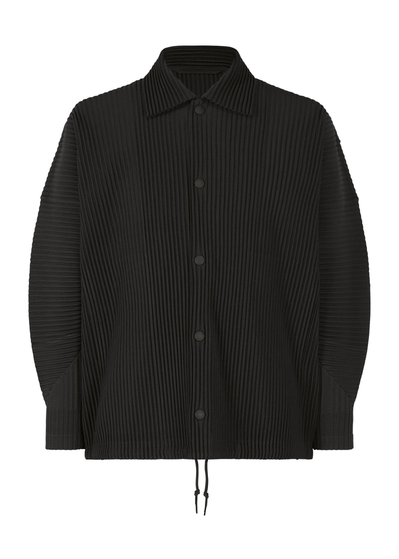 A product shot of the HOMME PLISSÉ ISSEY MIYAKE MC AUGUST jacket in black (15)