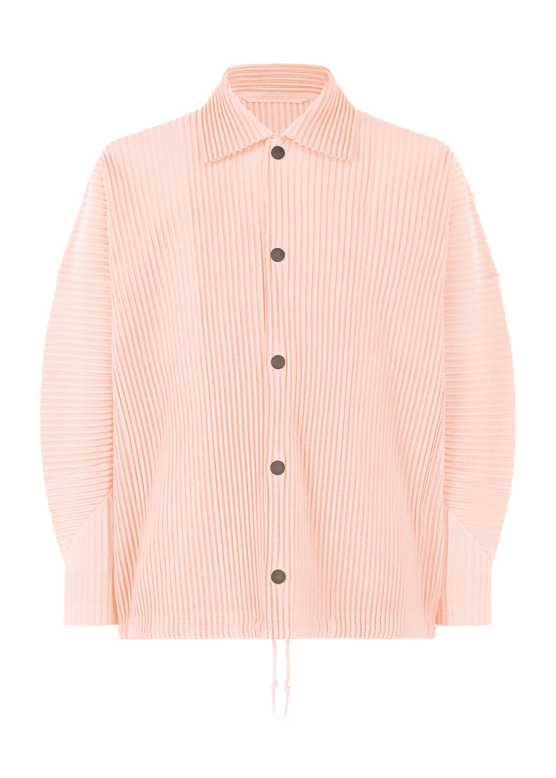 A product shot of the HOMME PLISSÉ ISSEY MIYAKE MC AUGUST jacket in pale pink (20)