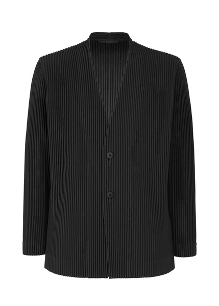 TAILORED PLEATS 1 Tailored Collarless Jacket Black – The official