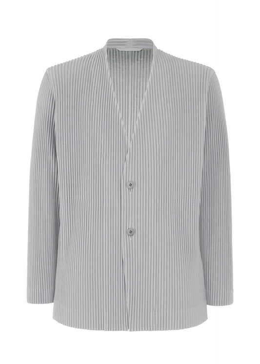 A product shot of the HOMME PLISSÉ ISSEY MIYAKE TAILORED PLEATS 1 jacket in mole grey (16)