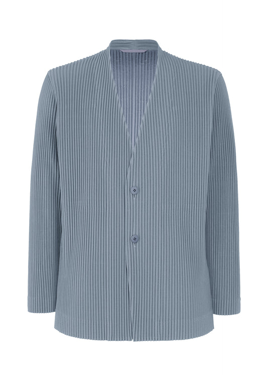 A product shot of the HOMME PLISSÉ ISSEY MIYAKE TAILORED PLEATS 1 jacket in blue grey (76)