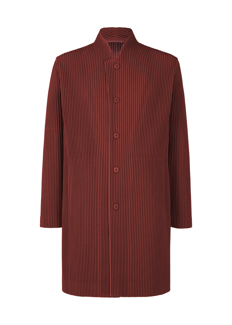 A product shot of the HOMME PLISSÉ ISSEY MIYAKE TAILORED PLEATS 2 jacket in crimson red (25).