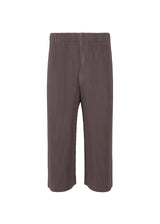 A product shot of the HOMME PLISSÉ ISSEY MIYAKE  PLEATS BOTTOMS 1 trousers in slate violet (83)