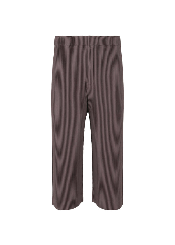 A product shot of the HOMME PLISSÉ ISSEY MIYAKE  PLEATS BOTTOMS 1 trousers in slate violet (83)