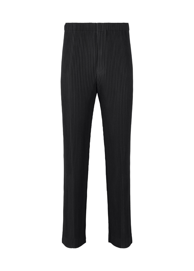 A product shot of the HOMME PLISSÉ ISSEY MIYAKE  PLEATS BOTTOMS 1 trousers in black (15)