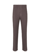 A product shot of the HOMME PLISSÉ ISSEY MIYAKE  PLEATS BOTTOMS 1 trousers in slate violet (83)