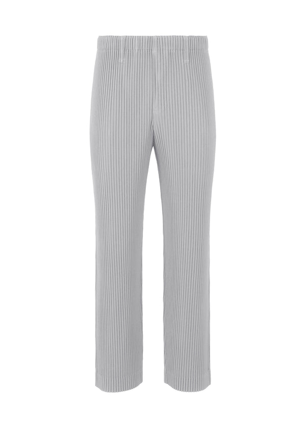 A product shot of the HOMME PLISSÉ ISSEY MIYAKE TAILORED PLEATS 1 trousers in mole grey (16)