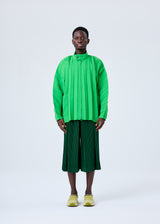 A model wears the HOMME PLISSÉ ISSEY MIYAKE TAILORED PLEATS 1 shorts