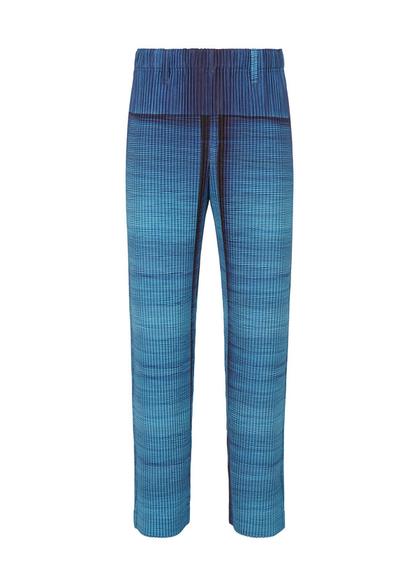 RB_ALL OVER PLEATS Trousers Blue